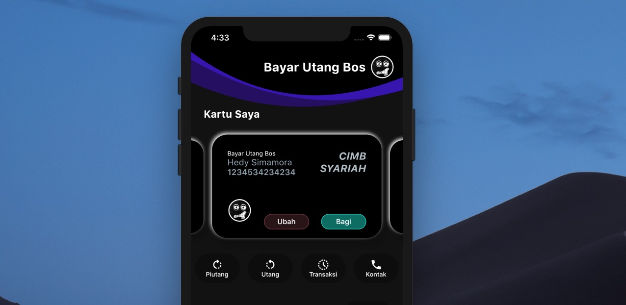 bayar utang bos